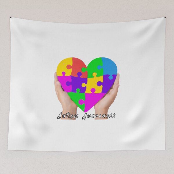Item preview, Autism Awareness Heart designed and sold by Tiziza.