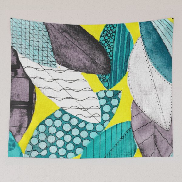 Item preview, Hojas abstractas designed and sold by Jeanette Cefre.