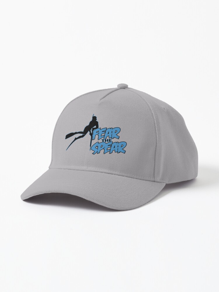 Spearfishing free diving, Fear the Spear spear fishing design. Free Diving  and fishing Cap for Sale by IslandGirlArt