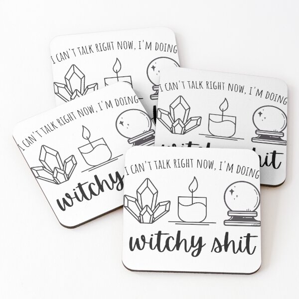 Item preview, I Can't Talk Right Now, I'm Doing Witchy Shit - Funny designed and sold by FolienDesigns.