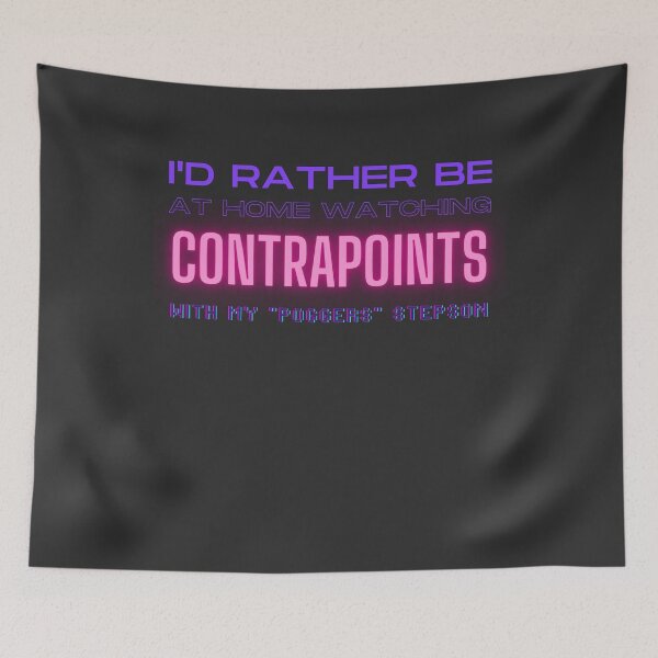 Item preview, Contrapoints poggers stepson twitch youtube content creator designed and sold by LAST WEEK'S STOLEN AESTHETICS.