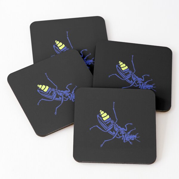 Item preview, blue firefly design designed and sold by JanineEK.