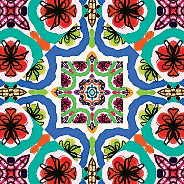 Vorschaubild zum Design Mandala Japan Rot Grün von Raduna