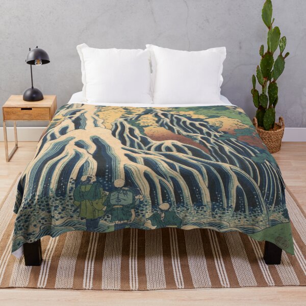 Item preview, Kirifuri Waterfall at Kurokami Mountain In Simotsuke - Hokusai Tour of Waterfalls designed and sold by molamode.