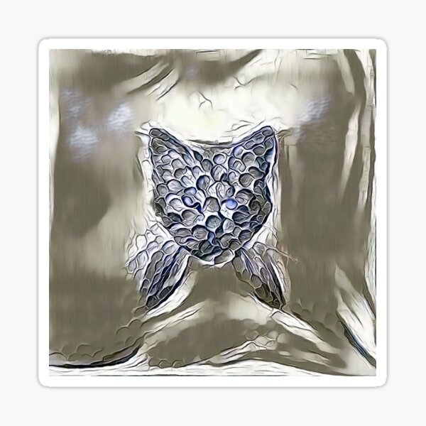 Item preview, Ninja cat hiding in silver designed and sold by blackhalt.
