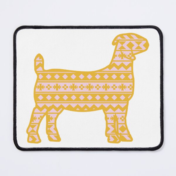 Item preview, Boer Goat with Gold Aztec Pattern designed and sold by Sam Morrison.