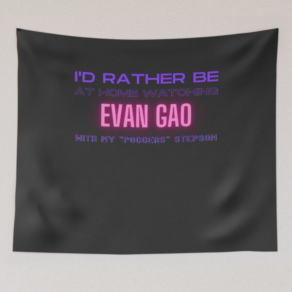 Item preview, Evan Gao poggers stepson twitch youtube content creator designed and sold by LAST WEEK'S STOLEN AESTHETICS.