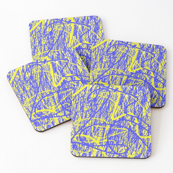 Item preview, Ukraine Artwork Series - Blue And Yellow Modern Abstract designed and sold by Printpix.