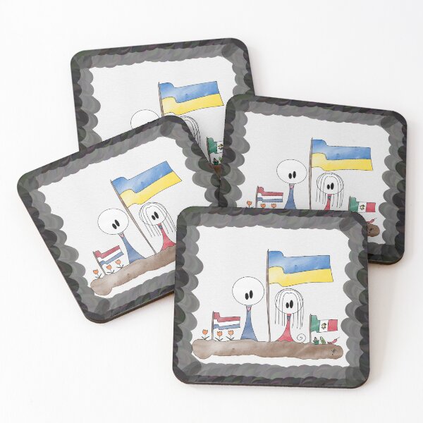 Item preview, Iso and Ian support Ukraine designed and sold by artSMG.
