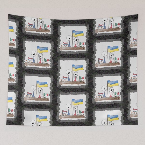 Item preview, Iso and Ian support Ukraine designed and sold by artSMG.