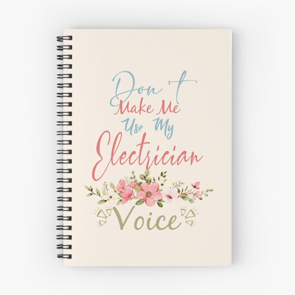 Item preview, Don't Make Me Use My Electrician Voice - Funny Electrician Quote Gift Idea For Men and Womens designed and sold by Mmmm3344.