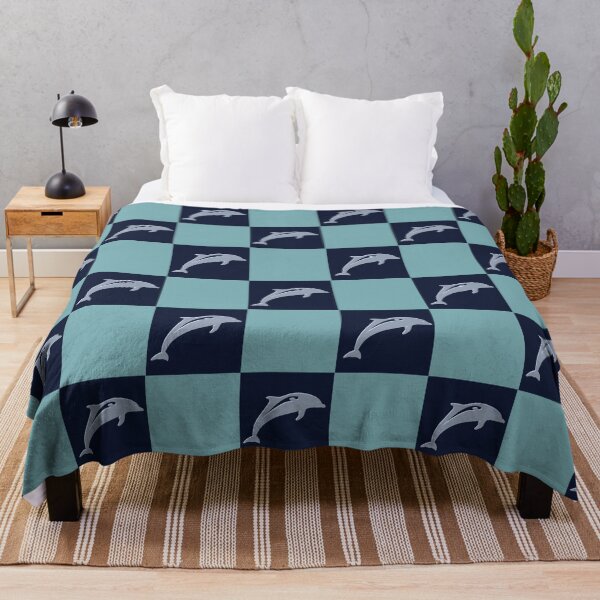 Item preview, Dolphin check pattern designed and sold by TipTopTapo.