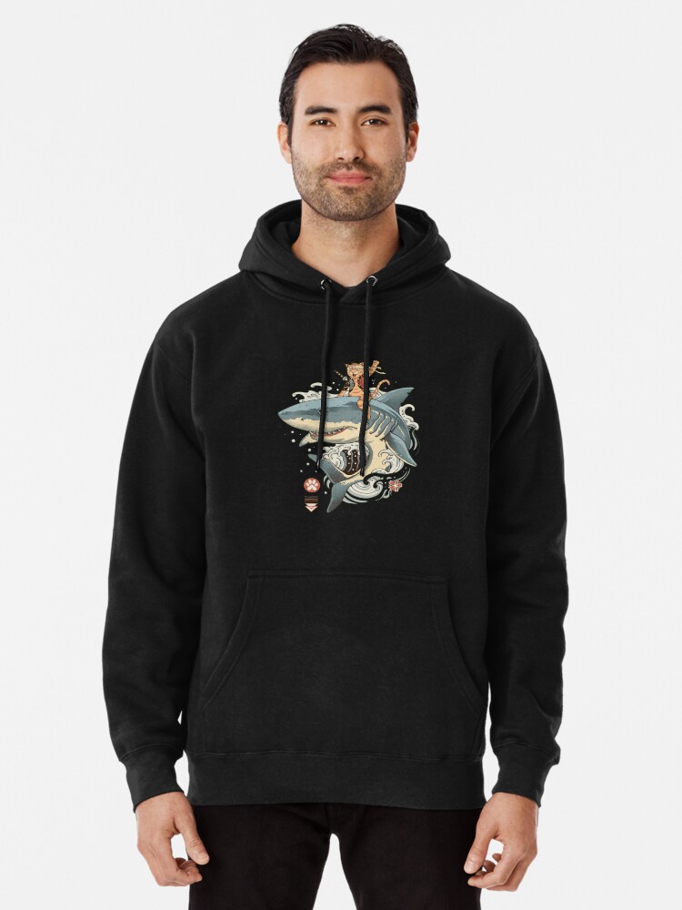 shark cat hoodie