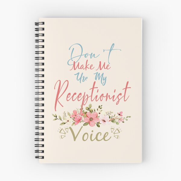 Item preview, Don't Make Me Use My Receptionist Voice - Funny Receptionist Quote Gift Idea For Men and Womens designed and sold by Mmmm3344.