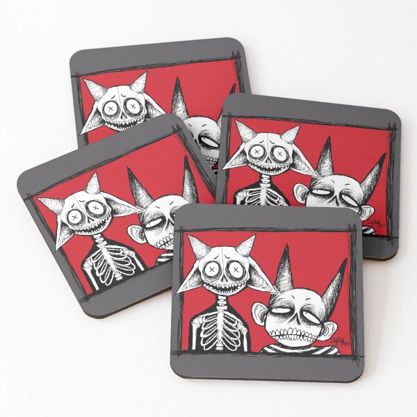 Item preview, Anxious and moody demons designed and sold by CoyoteMoss2.