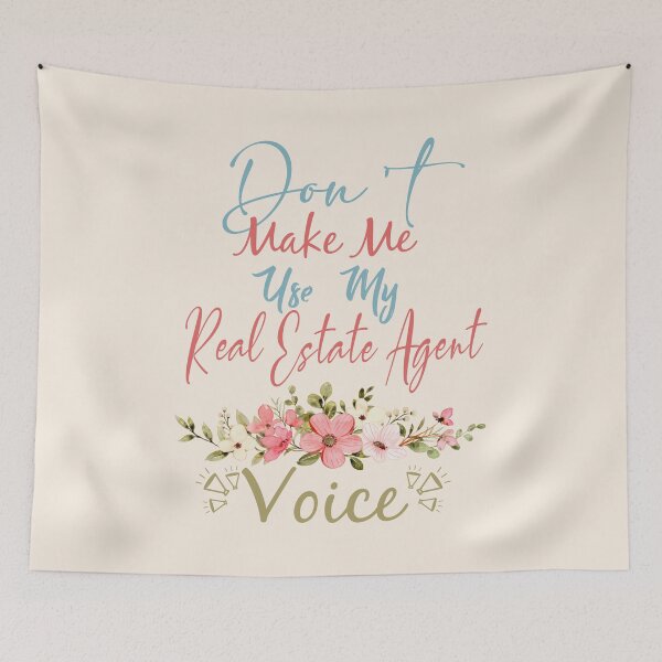Item preview, Don't Make Me Use My Real Estate Agent Voice - Funny Real Estate Agent Quote Gift Idea For Men and Womens designed and sold by Mmmm3344.