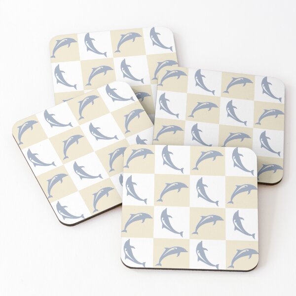 Item preview, Dolphin check pattern  designed and sold by TipTopTapo.