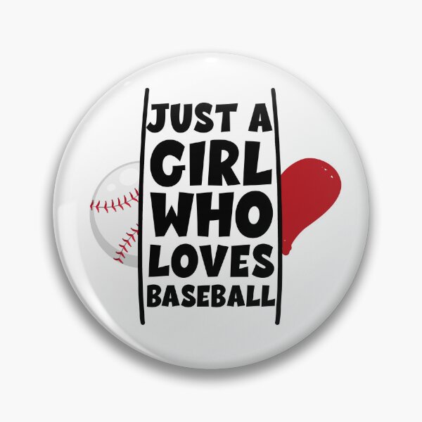 Item preview, Just a Girl Who Loves Baseball, lovers Baseball designed and sold by yssnyd.