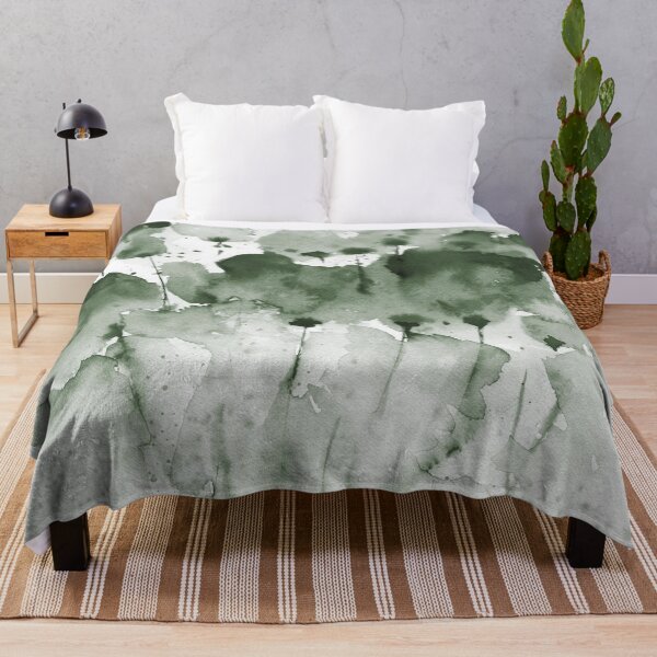 Item preview, Green Watercolor Abstract Botanical Art designed and sold by ArticraftShop.