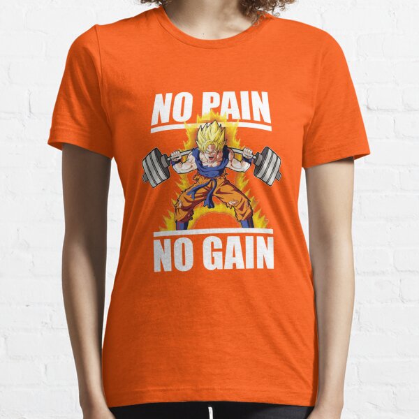 Goku No Pain No Gain Essential T-Shirt