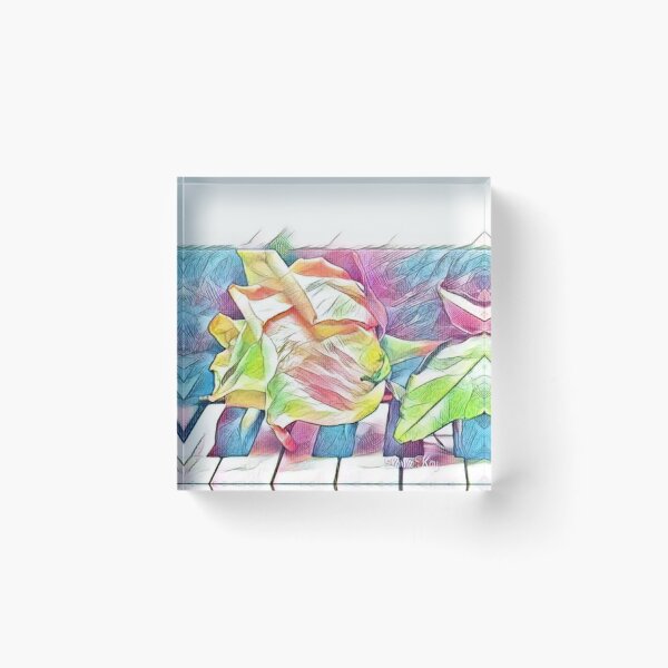 Item preview, Melody of a Rainbow Rose designed and sold by lornakay.
