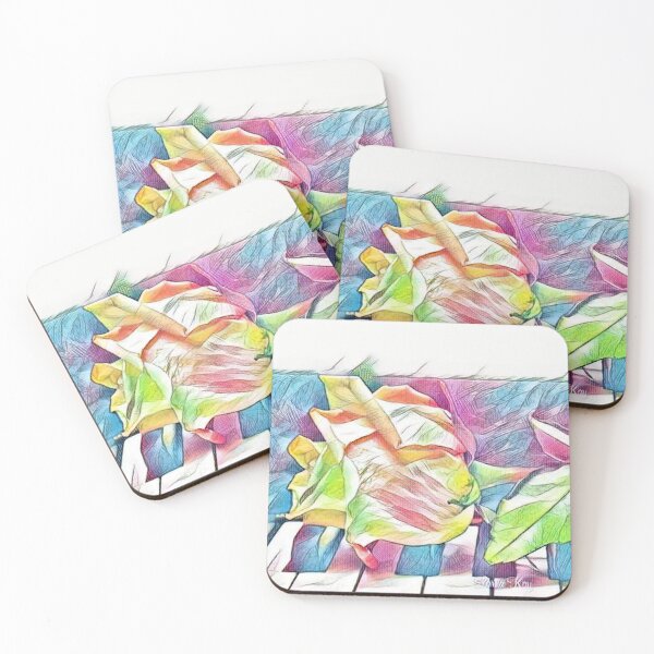 Item preview, Melody of a Rainbow Rose designed and sold by lornakay.