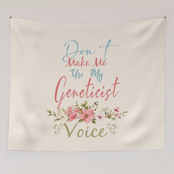 Item preview, Don't Make Me Use My Geneticist Voice - Funny Geneticist Quote Gift Idea For Men and Womens designed and sold by Mmmm3344.