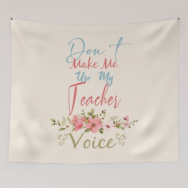 Item preview, Don't Make Me Use My Teacher Voice - Funny Teacher Quote Gift Idea For Men and Womens designed and sold by Mmmm3344.