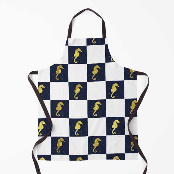 Item preview, Seahorse check pattern  designed and sold by TipTopTapo.