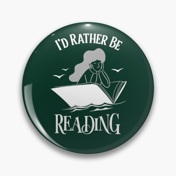 Item preview, I'd Rather Be Reading designed and sold by LadySaltwater.