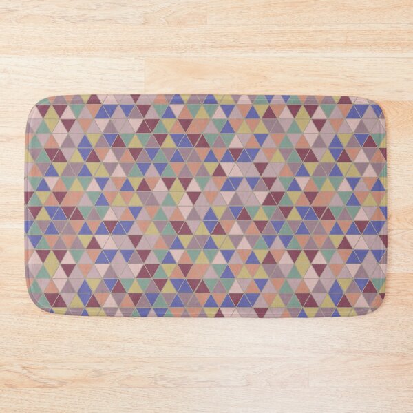 Item preview, Colourful triangles 3 - geometrical pattern designed and sold by Julia Rudens.