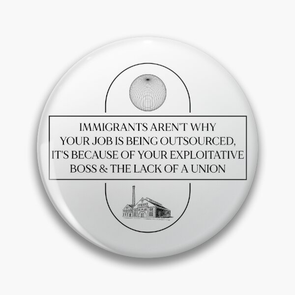 Item preview, Immigrants Aren't The Problem, It's Capitalism designed and sold by Picket Club.