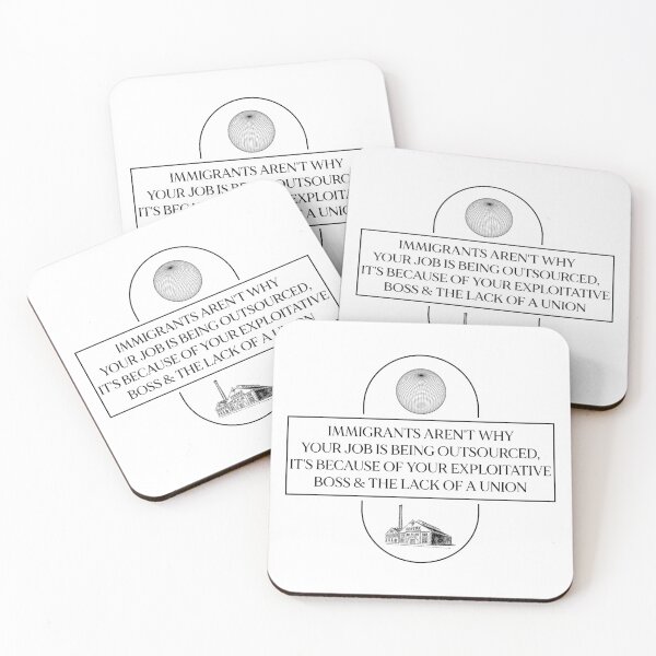 Item preview, Immigrants Aren't The Problem, It's Capitalism designed and sold by Picket Club.