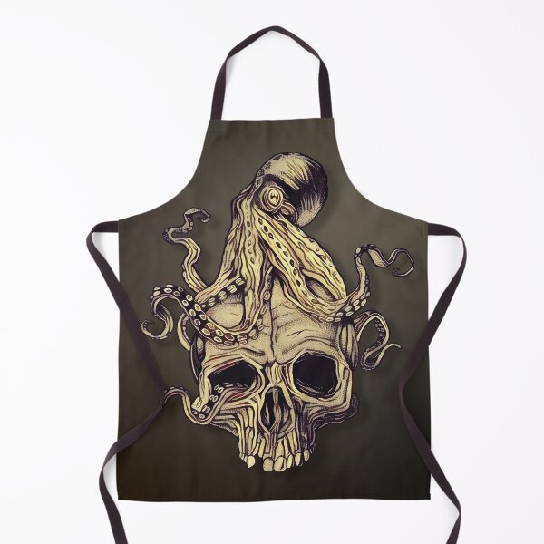 Item preview, MIA Octopus Skull - Hand Made Illustration designed and sold by jesseladret.