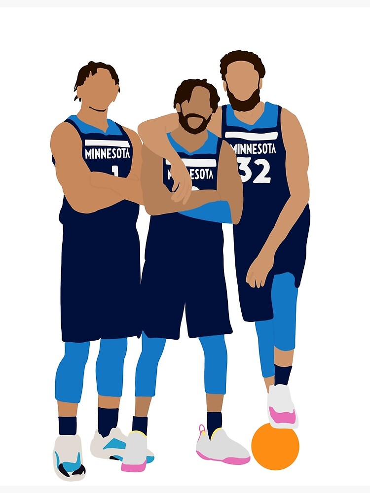 Minnesota Timberwolves NBA Basketball Official Team Logo Poster
