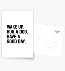 Hug A Dog Postcards