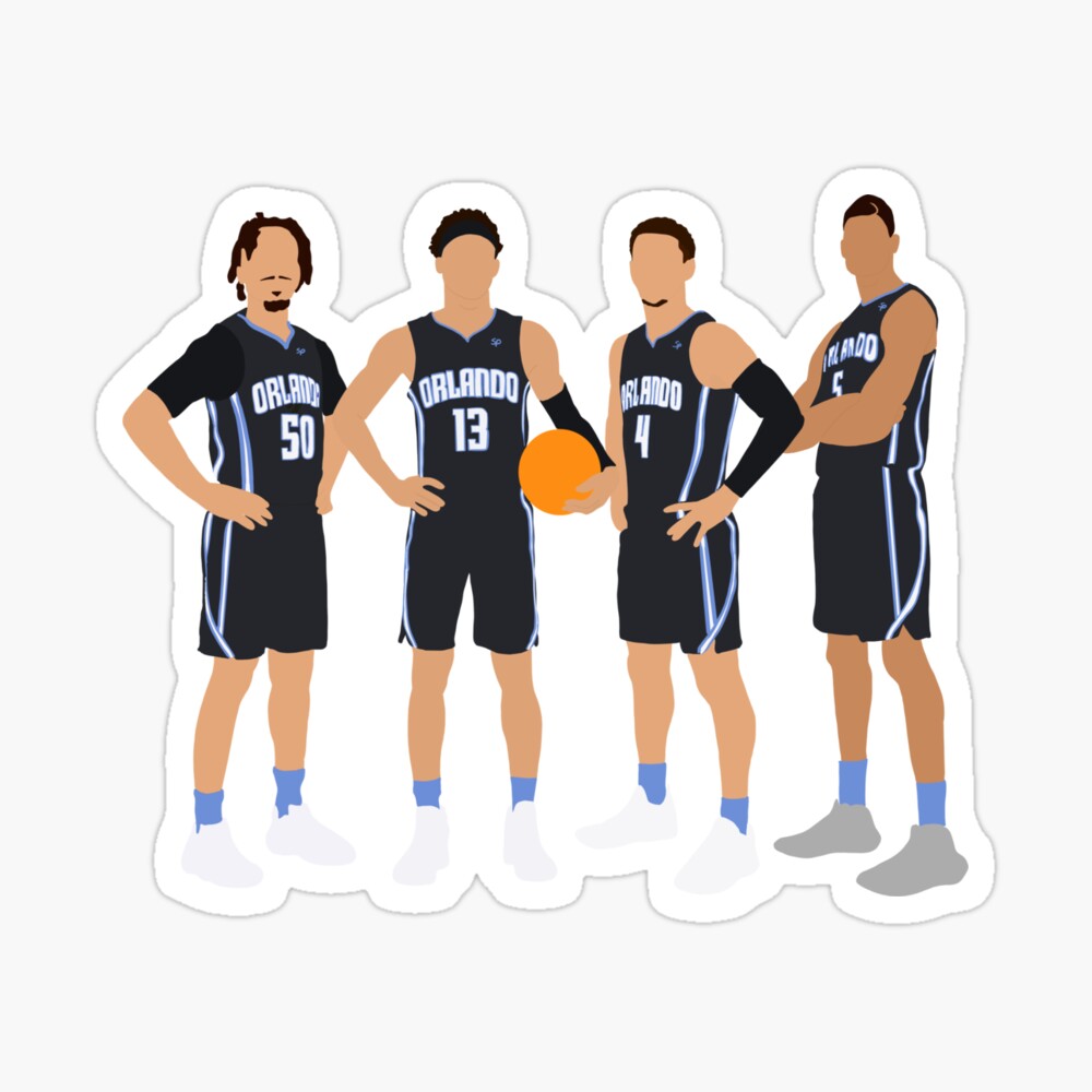 Personalised Orlando Magic Basketball Jersey Print Wall Art 
