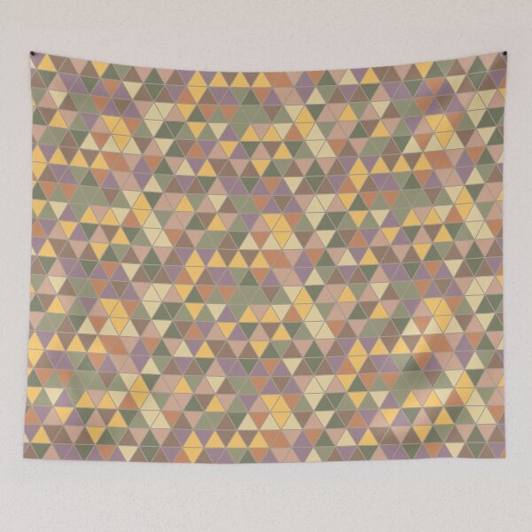 Item preview, Colourful triangles 4 - geometrical pattern designed and sold by Julia Rudens.
