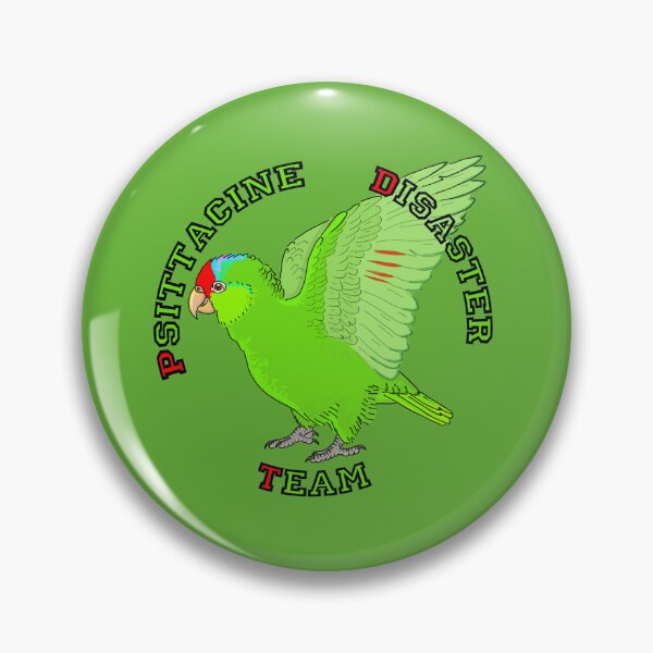 Item preview, psittacine disaster team designed and sold by pjlatasdvm.