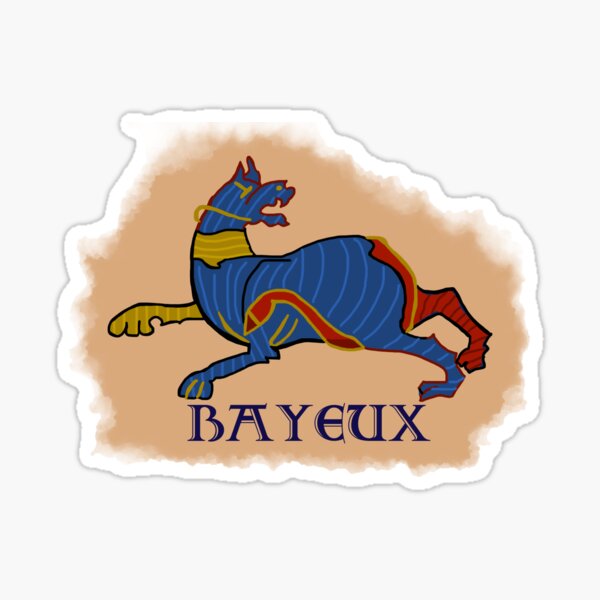 Bayeux Hound One Sticker