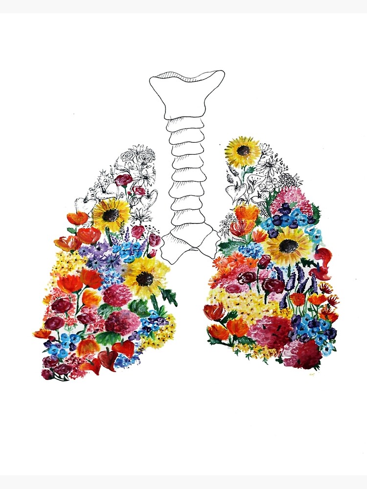 "Floral Lungs" Poster for Sale by skay100 Redbubble