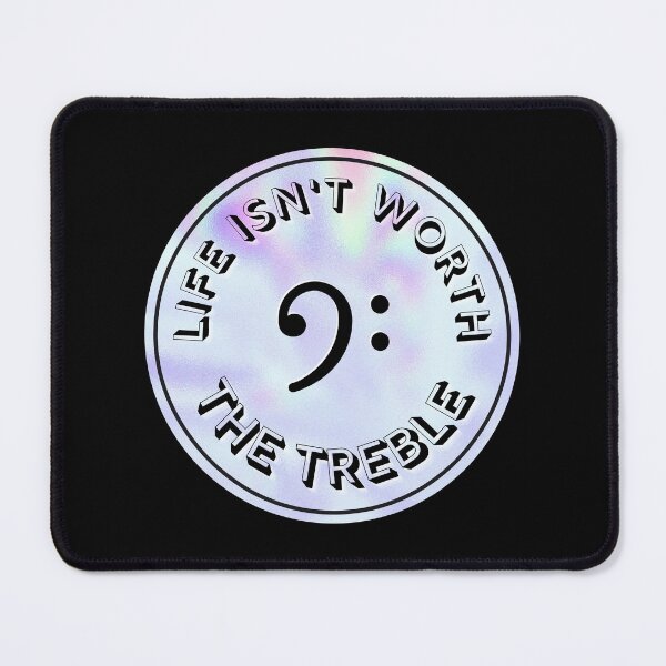 Item preview, Life Isn't Worth The Treble Holo designed and sold by bloody-L.