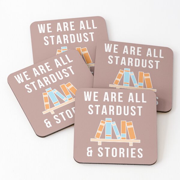 Item preview, We Are All Stardust And Stories - Bookish Books on The Shelves designed and sold by universegrace.