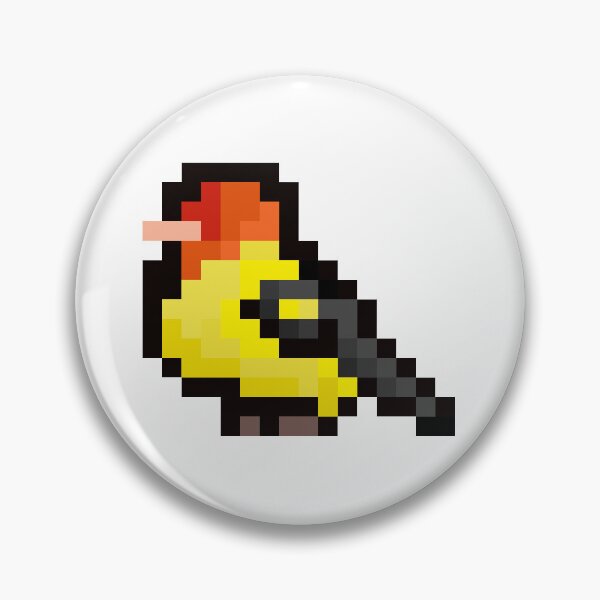 Item preview, Western Tanager Pixel Art designed and sold by holfinak.
