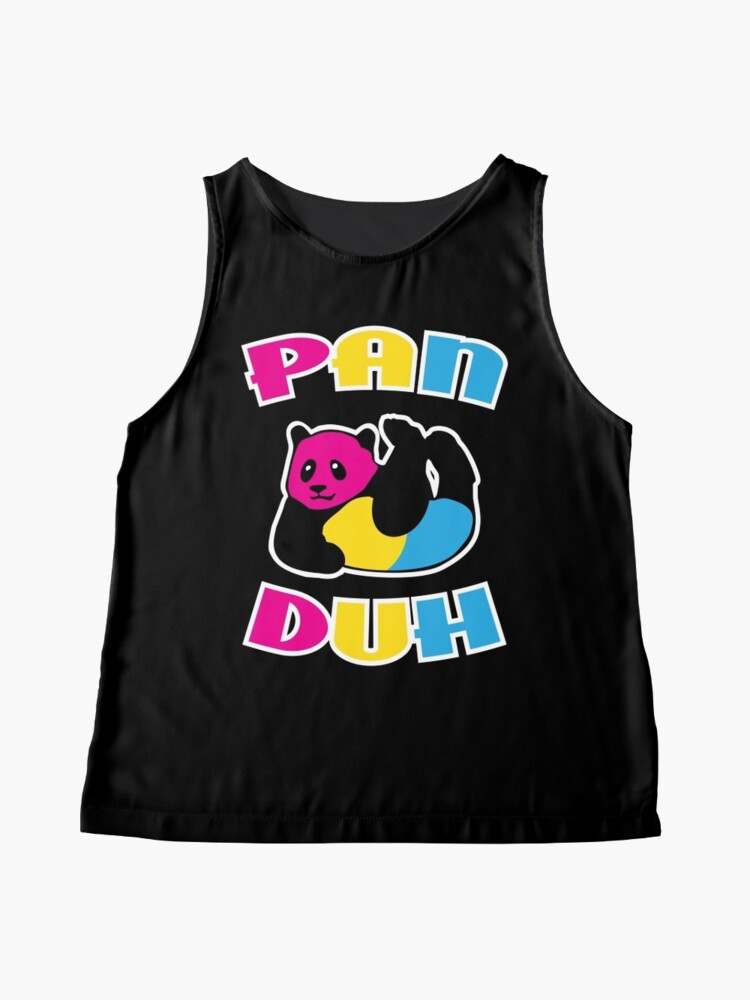 Pan Duh Panda Pansexual Lgbt Pride Sleeveless Top For Sale By Gyenayme Redbubble