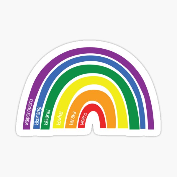 Item preview, Maori Te Reo Rainbow designed and sold by LilybugDesign.