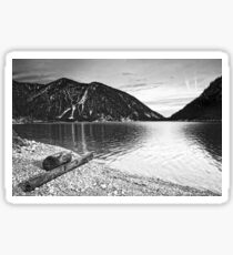 Icy Cold Lake Plan Sticker