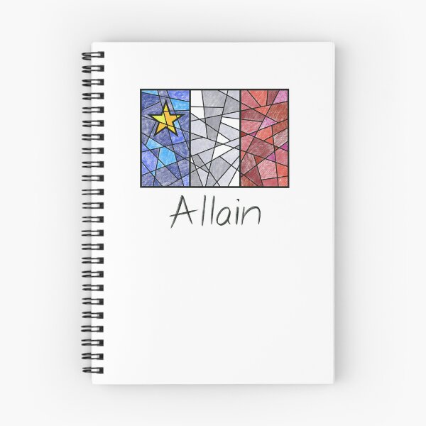 Item preview, Acadian Flag pastel mosaic Allain - Drapeau acadien mosaïque pastel vitrail Allain designed and sold by ColoursOfFrance.