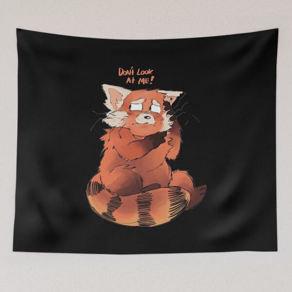 Item preview, Turning Red - Panda, Don't look at me! designed and sold by floating clouds⭐⭐⭐⭐⭐.