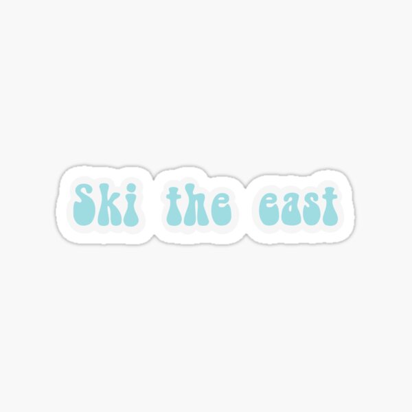 I Love Snow Sticker – East Coast Skiing